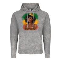 Cloud Rock black queen with juneteenth flag Vintage Hoodie - texasbilliewilder