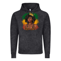 Vintage Arctic black queen with juneteenth flag Vintage Hoodie - texasbilliewilder