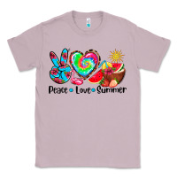 Lilac peace love  summer Classic Tee - AdoDesignShop