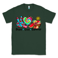 Sports Green peace love  summer Classic Tee - AdoDesignShop