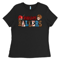 Black raising ballers Ladies Tee - AdoDesignShop