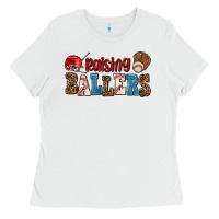 White raising ballers Ladies Tee - AdoDesignShop