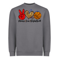 Storm peace love basketball Heavyweight Sweatshirt - Zillion Design Studio