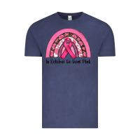 Vintage Denim in october we wear pink Vintage Tee - RanaPortraitStore