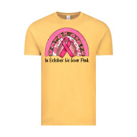 Vintage Mustard in october we wear pink Vintage Tee - RanaPortraitStore