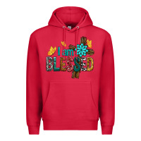 Cardinal I Am Blessed Cross Premium Hoodie - BundleAndBundleShop