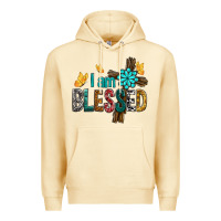 I Am Blessed Cross Premium Hoodie | Teevron