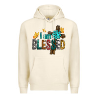 Tofu I Am Blessed Cross Premium Hoodie - BundleAndBundleShop