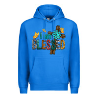 True Royal I Am Blessed Cross Premium Hoodie - BundleAndBundleShop