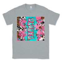 Heather Grey breast cancer awareness strong Classic Tee - AdoDesignShop