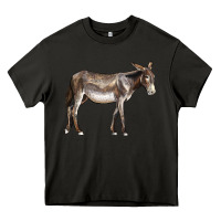 Asphalt american mammoth jackstock donkey Heavy Core Tee - LillyAllenDesigns
