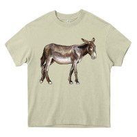 Mossy american mammoth jackstock donkey Heavy Core Tee - LillyAllenDesigns
