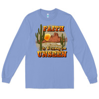 Colony Blue faith is trusting the unseen Long Sleeve Tee - JahusDesignShop