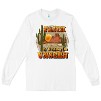 White faith is trusting the unseen Long Sleeve Tee - JahusDesignShop