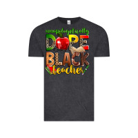Vintage Black unapologetically dope black teacher Vintage Tee - Zillion Design Studio