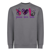 Storm peace love race Heavyweight Sweatshirt - texasbilliewilder