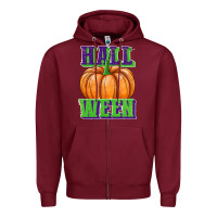 Burgundy hall o ween Zipper Hoodie - JahusDesignShop