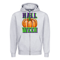 Heather Grey hall o ween Zipper Hoodie - JahusDesignShop