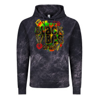 Cloud Black black vibes only Vintage Hoodie - texasbilliewilder