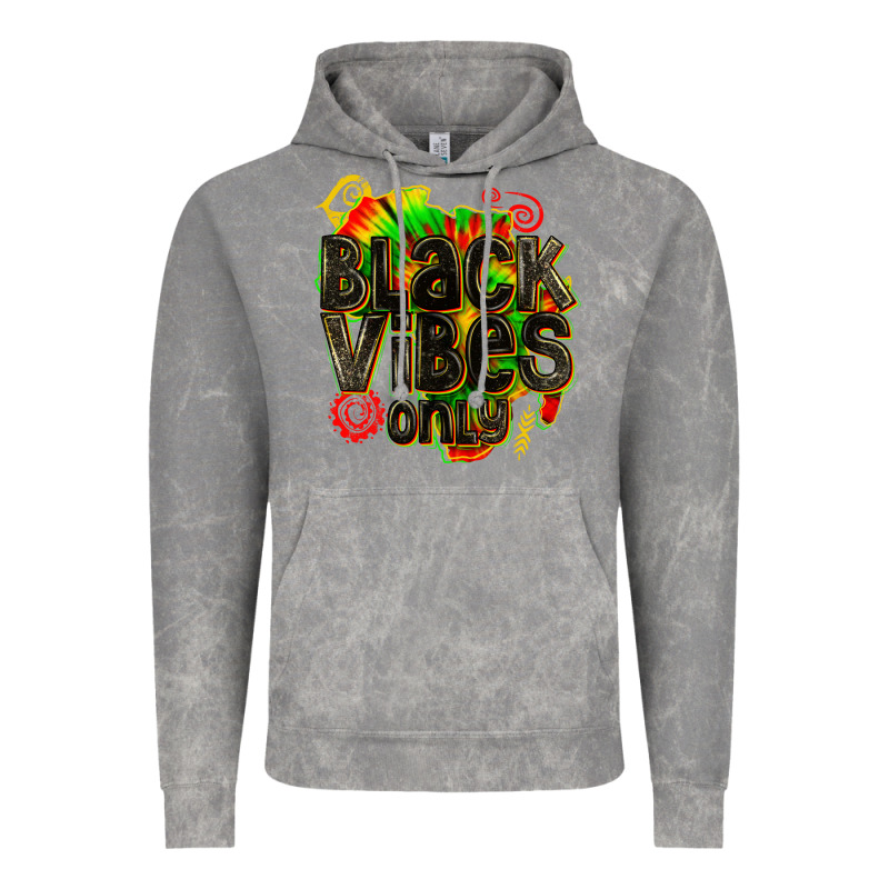 Black Vibes Only Vintage Hoodie by texasbilliewilder | Teevron