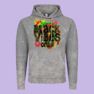 Vintage Hoodie black vibes only