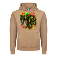 Vintage Coffee black vibes only Vintage Hoodie - texasbilliewilder
