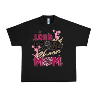 Black loud and proud cheer mom Urban Heavy Tee - Zillion Design Studio