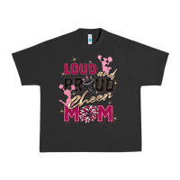 Pigment Black loud and proud cheer mom Urban Heavy Tee - Zillion Design Studio