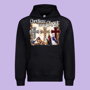 Christmas Begins With Christ Urban Hoodie Designed By Bettercallsaul