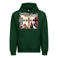 Forest Green Christmas Begins With Christ Urban Hoodie - Bettercallsaul