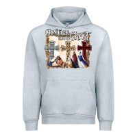 Heather Grey Christmas Begins With Christ Urban Hoodie - Bettercallsaul