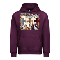 Mauve Wine Christmas Begins With Christ Urban Hoodie - Bettercallsaul
