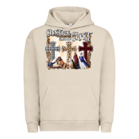 Pigment French Oak Christmas Begins With Christ Urban Hoodie - Bettercallsaul
