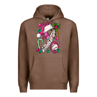 Chestnut Pink Christmas Breast Cancer Ribbon Baseball Premium Hoodie - BundleAndBundleShop