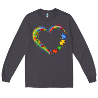 Smoke autism heart Long Sleeve Tee - JahusDesignShop
