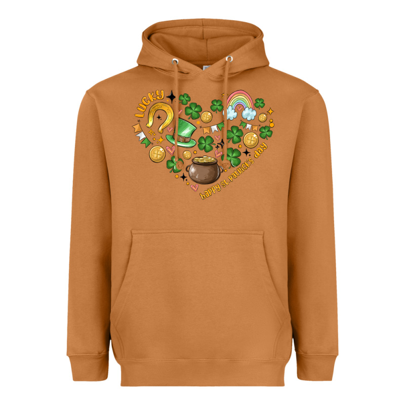 St Patricks  Hearts Heavyweight Hoodie by MaliasSmallBusiness | Teevron