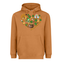 Meerkat st patricks  hearts Heavyweight Hoodie - MaliasSmallBusiness