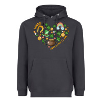 Smoke st patricks  hearts Heavyweight Hoodie - MaliasSmallBusiness