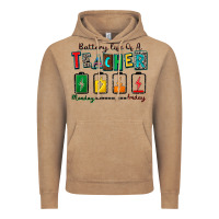 Vintage Coffee battery life of a teacher Vintage Hoodie - Zillion Design Studio