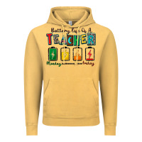 Vintage Mustard battery life of a teacher Vintage Hoodie - Zillion Design Studio
