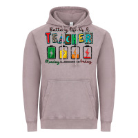 Vintage Zinc battery life of a teacher Vintage Hoodie - Zillion Design Studio