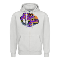 Dove Grey boo y'all Zipper Hoodie - JahusDesignShop