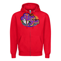 Red boo y'all Zipper Hoodie - JahusDesignShop
