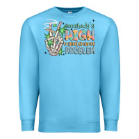 Ocean Blue somebodys high maintenance problem Premium Sweatshirt - MaliasSmallBusiness