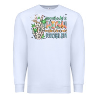 White somebodys high maintenance problem Premium Sweatshirt - MaliasSmallBusiness
