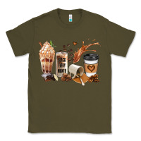 Army Green black every month melanin coffee cups Classic Tee - JahusDesignShop