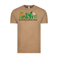 Vintage Coffee st. patricks day registered nurse lpn heart Vintage Tee - BarkalooDesign