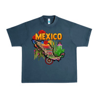 Midnight Navy mexico map Urban Heavy Tee - CTS Tumbler Store