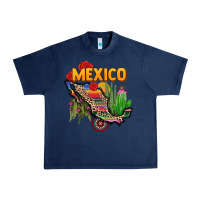 Navy mexico map Urban Heavy Tee - CTS Tumbler Store