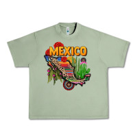 Oil Green mexico map Urban Heavy Tee - CTS Tumbler Store